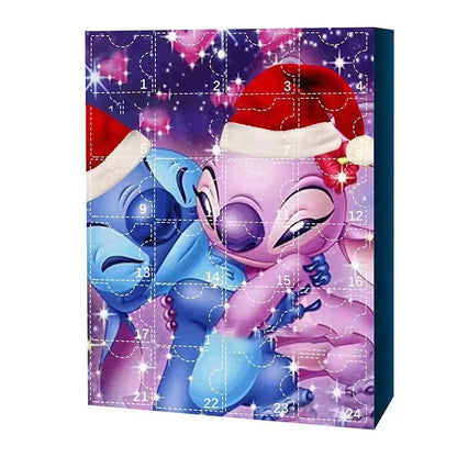 Advent Calendar Stitch Cartoon Doll Christmas Atmosphere Decorative Gifts New Year 24 Days Countdown Surprise Blind Box