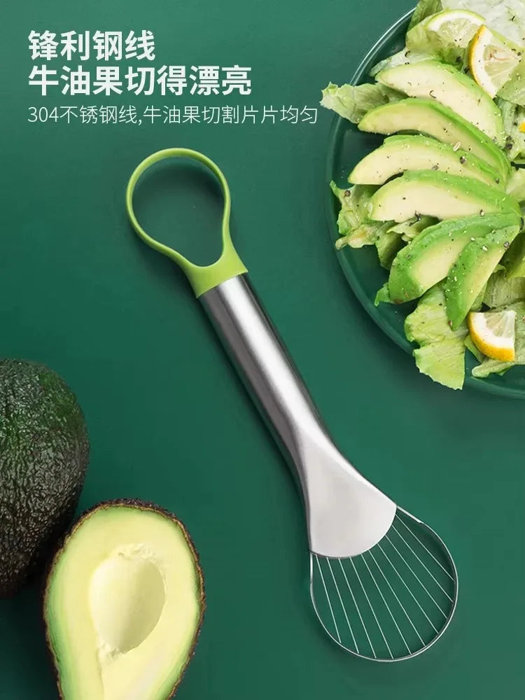 Avocado Knife Gadget Stainless Steel Cutters Kitchen Gadgets Fruit Cutting Artifact All for Kitchen and Home Dragon Fruit Slices